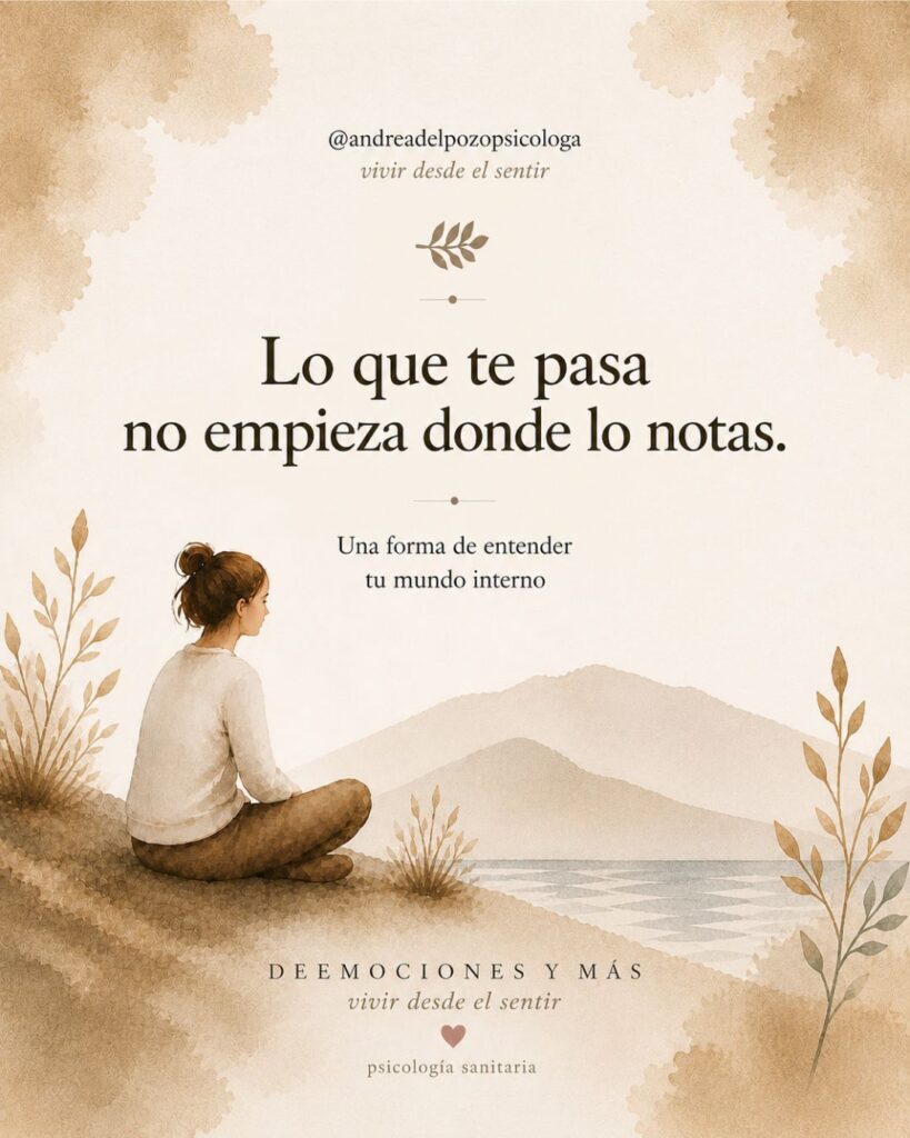 Infografía de psicología sobre ansiedad, emociones, trauma y patrones emocionales profundos